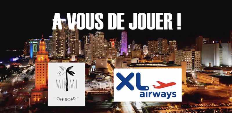 Concours Gagnez un voyage à Miami avec Miami Off Road et XL Airways