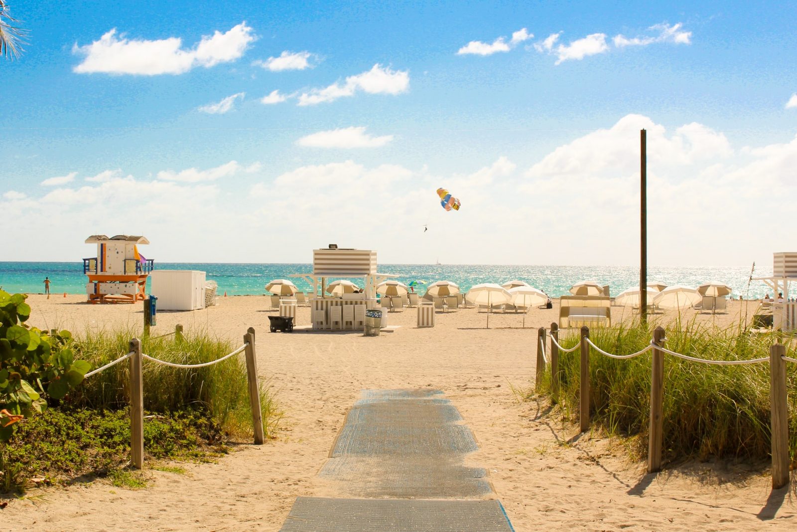 accès direct a la plage depuis l'hôtel