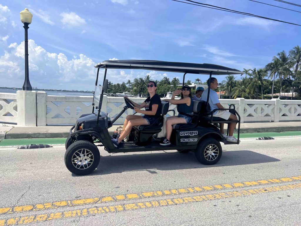 Golf cart venetian causeway - miami off road